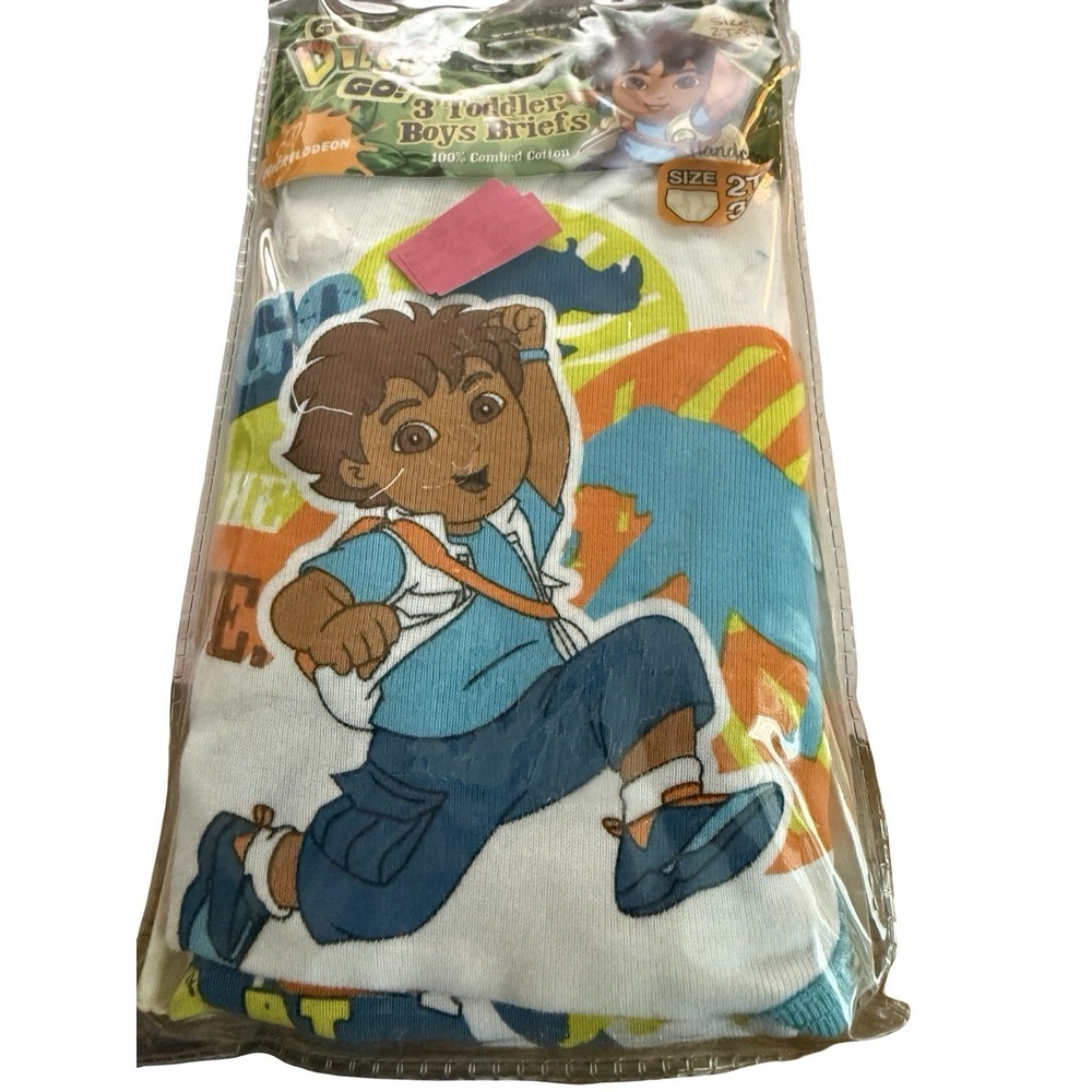 Go Diego Go Toddler Boys Briefs Underwear Size 2t 3t